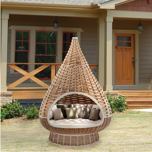 Modern açık Rattan kuşlar yuva yatak yaratıcı Bali hamak otel yanında kafes salıncak yatak asılı ve topraklanmış seçenekleri ile - Product Image 3