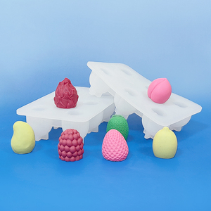 <span class=keywords><strong>Molde</strong></span> de Silicona 3D con Forma de Fruta, Grado Alimenticio, Frambuesa, Fresa, Piña, para <span class=keywords><strong>Helados</strong></span>, Pudín, Chocolate - Product Image 2