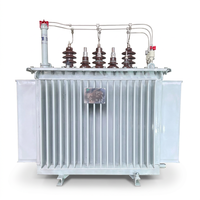 Transformateur triphasé immergé dans l'huile 1600 2000 2500 kVA, encastré dans un coffret métallique, monté au sol, transformateur de puissance industriel