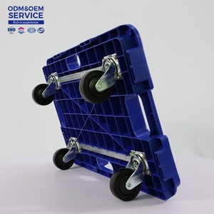 Carrito de almacenamiento de plástico con ruedas de plástico, carro de plataforma manual, carro de almacenamiento, mejor venta, japonés, el mejor precio, Ph1008r - Product Image 2