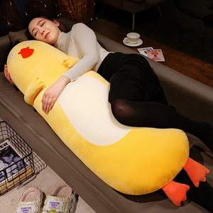 IN STOCK Cute Soft Animal Rabbit Panda Cat Plush <strong>Pillow</strong> Long Stuffed Animal Plush Toy - Product Image 3