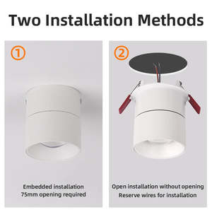 Lámpara de Proyección LED con Efecto Atardecer, 110V-220V, COB, Empotrable, para Decoración de Dormitorios y Hogar, Luz de Techo LED - Product Image 4
