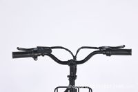 Nouveau modèle ER-214 Vélo à neige électrique pour adulte avec assistance au pédalage, moteur avant, pneus larges, tricycle, alimenté par batterie au lithium, panier utilitaire
