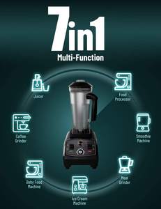 Aparelhos de cozinha liquidificador, liquidificador em pó de coco com marcas, liquidificador, batidora con pedaleira, fufu yam pounder, porca de tigre - Product Image 4