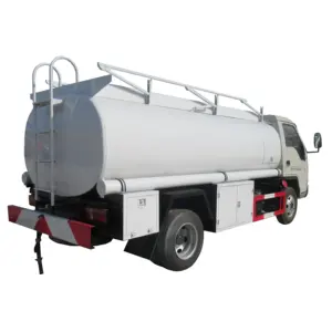 New Mini Fuel Tanker 4 Tấn 4500L 5 Tấn 3000 Lít 4000 Lít Dầu Khí Tiếp Nhiên Liệu Foton Thép Không Gỉ Tàu Chở Dầu Xe Tải