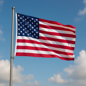 Bandera de Estados Unidos Db Flag, 3x5 pies, poliéster, impresión digital, forma rectangular, para uso en exteriores - Product Image 2