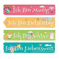 Décoration Murale en Bois Art Déco pour Filles, Licorne, Citations Arc-en-ciel, Décoration Murale pour Chambre d'Enfant et Chambre de Bébé, Cadeau et Ornement de Porte