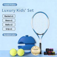 Entraîneur de tennis 27 en alliage d'aluminium avec cordes en fibre de polyester pour l'entraînement des débutants et des juniors