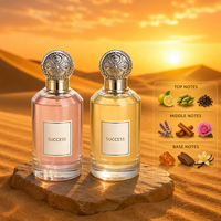 Parfum de luxe pour femmes aux notes florales et fruitées, parfum naturel longue durée, vaporisateur élégant, style arabe, utilisation quotidienne, flacon en verre