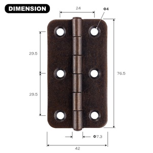 270 Degree Pin Swing <strong>Hinges</strong> Antique Black Heavy Duty Metal <strong>Hinge</strong> Cabinet <strong>Hinges</strong> For Furniture Bifold Door Cupboard Wooden Doors - Product Image 3