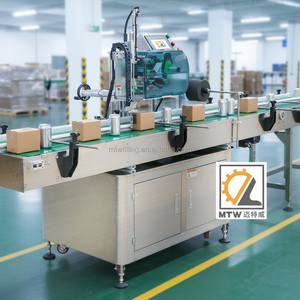 Machine d'étiquetage de surface plane supérieure pour bouteilles et boîtes, impression <span class=keywords><strong>en</strong></span> temps réel, haute qualité, MTW - Product Image 1