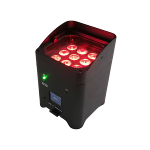 <span class=keywords><strong>LED</strong></span> nirkabel dioperasikan baterai Par 9*18W RGBWA UV 6in1 <span class=keywords><strong>LED</strong></span> pernikahan Uplights Wifi telepon App <span class=keywords><strong>DMX</strong></span> 512 kontrol - Product Image 2