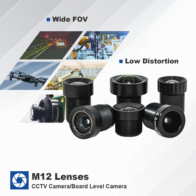Low Cost Wholesale 5MP 1/1.8" CS-mount S-mount 1.4mm Fixed 360 Degree M12 Fisheye Lens Projector for UVSS Line Scan Camera