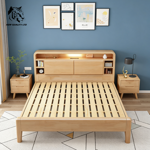 Cama King Size de Madera con Almacenamiento, Diseño Nuevo, Muebles de Dormitorio, Venta al Por Mayor en China, Mejor Precio, Personalizable, Gran Stock, Lista para Enviar - Product Image 2