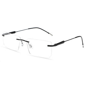 Monturas de Gafas sin Aro Greyjack, Rectangulares, Metálicas, Unisex, con Patillas Antideslizantes de Resorte, para Uso Profesional - Product Image 2