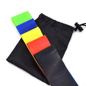 Vente en gros directe usine : Ensemble de bandes de résistance en boucle, faible MOQ, OEM, pour Yoga, Pilates, exercices des fessiers et des jambes, bandes élastiques d'entraînement, en promotion - Product Image 5