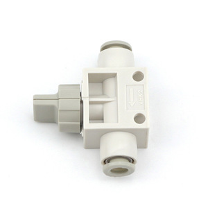 Válvula de Control Neumática Manual de Dos Vías VHK2, Conexión Rápida, Accionamiento Manual, para Gas, Personalizable OEM-VHK2-04F/06F/08F/10F/12F - Product Image 4