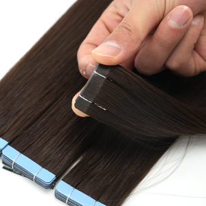 Extensions de cheveux adhésives Juancheng Lanxun en cheveux humains, invisibles, qualité vierge naturelle, fournisseur professionnel pour salons - Product Image 3