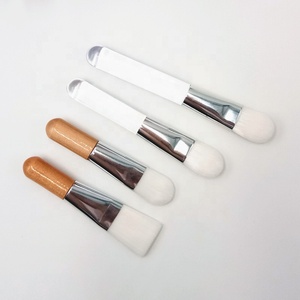 Petit Visage Masque Facial Brosse Masque D'argile Applicateur Maquillage Clair Poignée Blanc Mini Brosse <span class=keywords><strong>de</strong></span> Fondation - Product Image 3