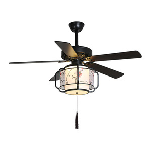 Fixed Blade <b>Fan</b> Light 52 Inch Led Ceiling <b>Fan</b> <b>With</b> Light For Living Room Bedroom Flush Mount Inverter Electric <b>Fan</b> Chandelier - Product Image 2