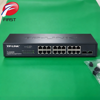 Commutateur Géré Gigabit 28 Ports TL-SH2428, 24 Ports RJ45, 4 Ports 10G SFP+, Hub de Réseaux Ethernet d'Entreprise 1U Montable en Rack