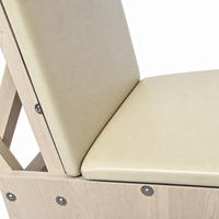 Équipement de studio : Reformer Pilates, Banc de méditation pliable pour yoga et position tête en bas, Chaise d'étirement en bois pour musculation
