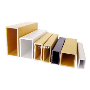ท่อสี่เหลี่ยมไฟเบอร์กลาสแบบดึงออกได้ท่อสี่เหลี่ยมทนต่อการกัดกร่อน Frp - Product Image 1