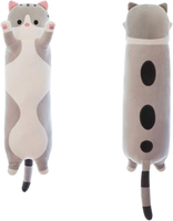 Farctory prix belle peluche chat poupée mignon dessin animé doux peluche chaton oreiller longue jeter dormir jouet cadeau pour les enfants