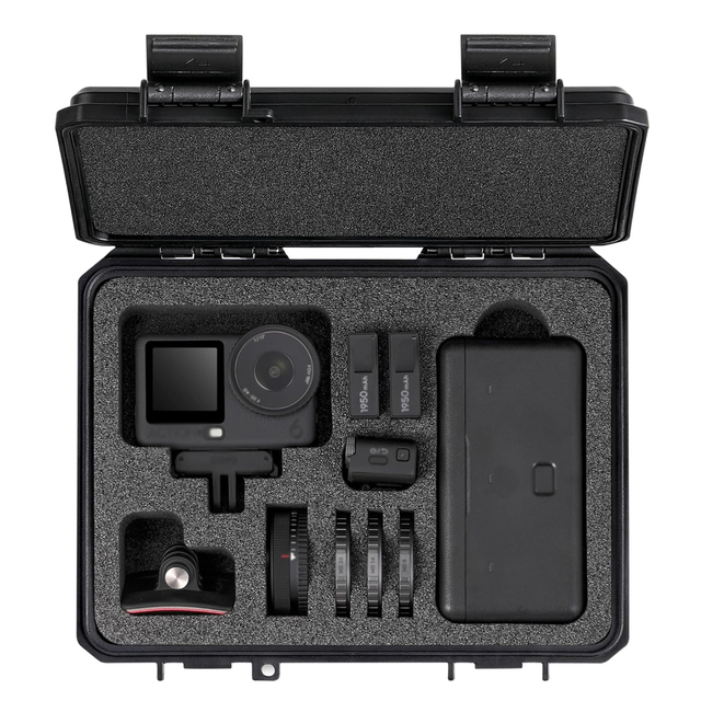 Tool Box IP67 Waterproof Injection Molding Hard Plastic Camera Case for DJI Osmo Action 6 Equipment Travel Carry Protective Case