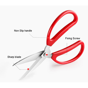 Ciseaux ménagers durables en acier inoxydable, ciseaux de bureau, ciseaux à broder, ciseaux à <span class=keywords><strong>tissu</strong></span>, ciseaux à papier, ciseaux de tailleur, manche en plastique, main droite - Product Image 4