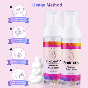 Kaşıntı kadın vajinal samimi temizlik probiyotik yıkama kaldırmak 100% doğal otlar organik hijyen köpük probiyotikler Yoni yıkama - Product Image 3
