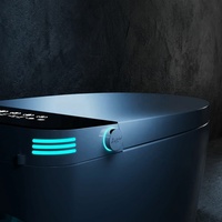 Inodoro Inteligente de Una Pieza con Sensor Automático, Bidé, Inodoro con Funcionamiento Automático, Inodoros Inteligentes con Control Remoto