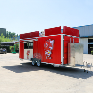 CAMP contenedor bar 20 pies contenedor restaurante con Cocina Comida camión remolque totalmente equipado café Coche - Product Image 2