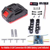 Boîte de batterie Makita 18650 18V 21V pour clé à chocs électrique, outil électrique avec accessoires de batterie au lithium
