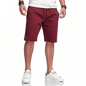 Shorts de sport décontractés en lin pour hommes, personnalisables avec logo, respirants, nouveau design, taille mi-haute, longueur genou, motif cargo, vente chaude - Product Image 6