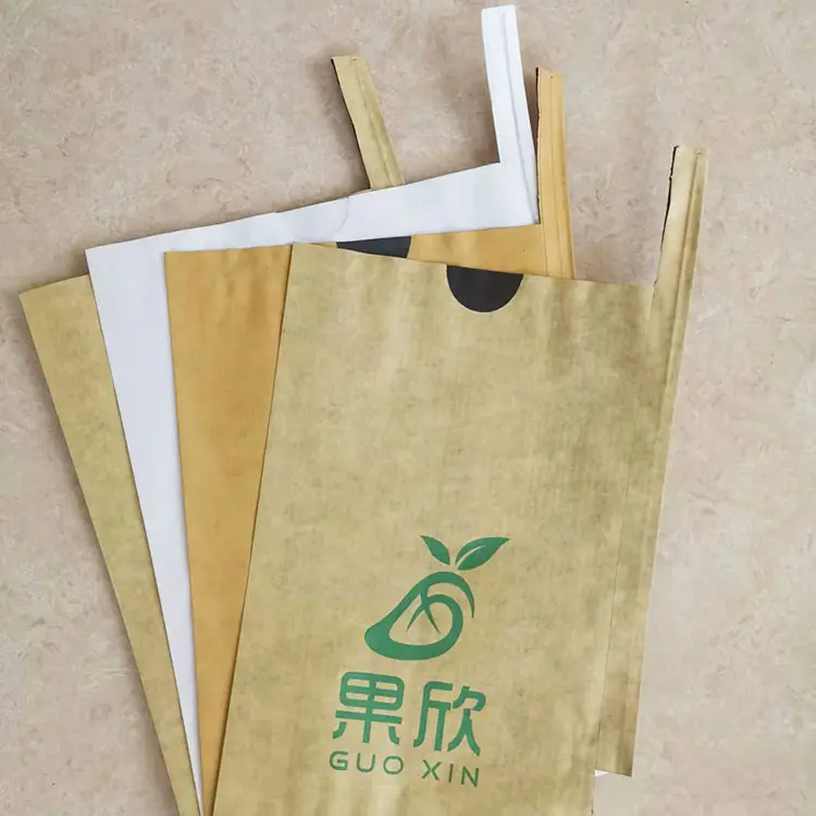 Sri lanka use mango protection fruit cultivating paper bag wax coated tjc mango growing bag