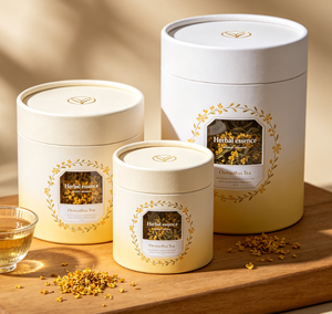 Eco-Friendly Customized Round Organic <b>Leaf</b> Teas Herbs Packaging Design <b>Paper</b> Tube With Pvc Window Bulk Wholesale - Product Image 5