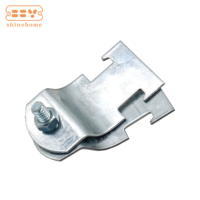 Collier de serrage en U de 25 mm, fixation en acier galvanisé pour canal de montage, pince pour conduit de canalisation
