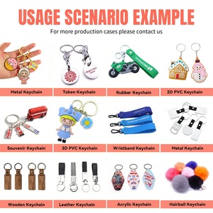 Gantungan Kunci PVC Lunak Custom Personalisasi 3D Kelinci Monyet Lucu Figur Kartun Animasi Grosir Gantungan Kunci Karet PVC - Product Image 6