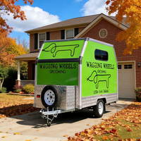 Remolque Móvil para Lavado de Mascotas, Camioneta para Peluquería Canina, Remolque para Peluquería de Perros, Coche Móvil para Peluquería de Mascotas en Venta