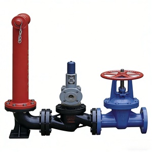 Dispositif de raccordement de pompe incendie hors sol SQB100 - Connecteur flexible multifonctionnel en fonte ductile avec clapet de sécurité - Product Image 3