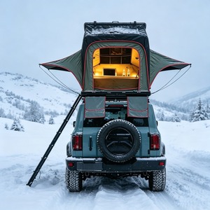 Zentopia Nouvelle Tente de Toit pour Voiture SUV 4 Personnes, Installation Facile, pour <span class=keywords><strong>Camping</strong></span> en Plein Air - Product Image 4