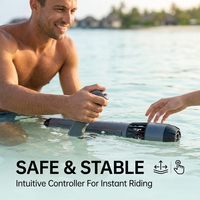 Meilleures ventes : Scooter sous-marin gris anthracite, propulseur Sea Jet, booster pour planche de paddle submersible et dispositif de propulsion pour planche de surf