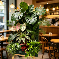 Support de plantes vert multicouche en plastique pour légumes et fleurs, étagère à pots sur pied pour balcon extérieur, mur de fleurs mobile pour jardin domestique