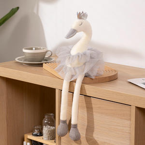 Peluche de <span class=keywords><strong>Cisne</strong></span> Tricolor, Estilo <span class=keywords><strong>Princesa</strong></span> de Ballet, Decorativo, Estilo Instagram, para Regalo - Product Image 4
