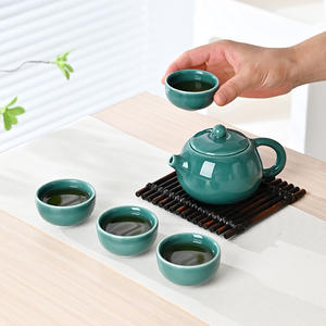 Xishi Teapot Tea Set <b>Ceramic</b> Portable Gift Set For Festival Celebrations - Product Image 4
