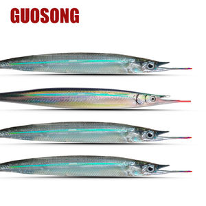 30g-120g Impresión 3D 12T Plantilla de metal de pez aguja con gancho Efecto UV Paso de caída lenta Señuelo de Pesca de Mar Cebo duro Hyporhamphus Sajori - Product Image 3