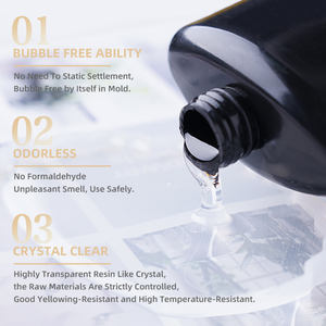 RS Nail Hot Selling Crystal Clear UV Curing <strong>Resin</strong> For Beginners Small Bottle Hard UV Cure Glue For DIY Small Craft - Product Image 2