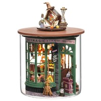 Kit de Modélisation 3D Bouteille des Rêves - Maison Miniature en Bois dans un Pot en Verre 101-500 Pièces Décoration Unique pour la Maison et le Bureau Cadeau DIY Premium pour Adultes