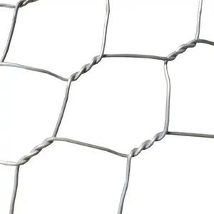 Hot Dipped Galvanized Chicken Wire 6ft X150ft Hexagonal Wire Mesh <strong>Gabion</strong> with Crimped Technique for <strong>Fence</strong> - Product Image 1
